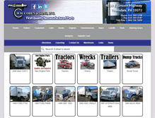 Tablet Screenshot of cohentruckparts.com